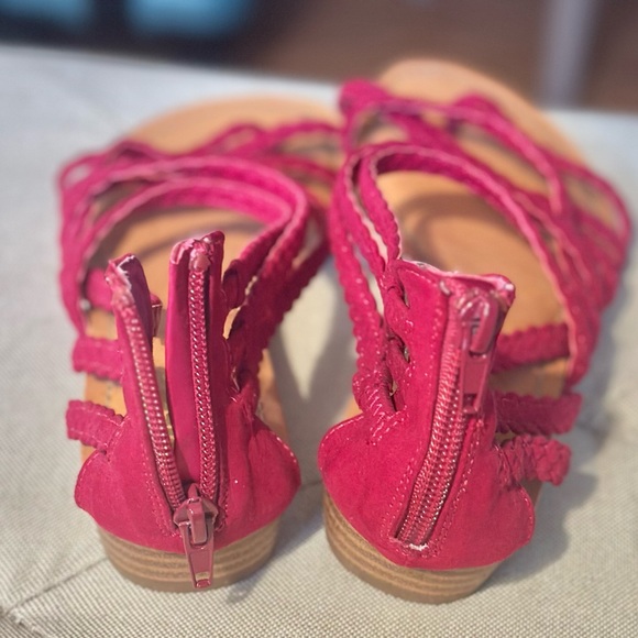 Carlos by Carlos Santana ‘Amara’ Women's Pink Braided Sandals Size 8 - Picture 2 of 2